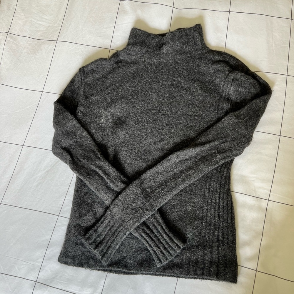 JCrew Merino and Alpaca mock neck sweater